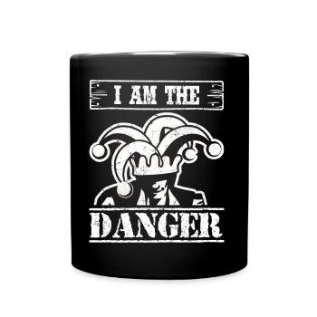 Cowboy - Tasse einfarbig - Schwarz - Vorne
