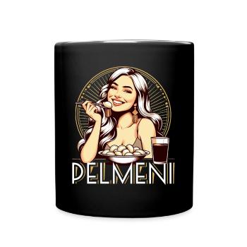 Pelmeni Yummy Gift - Full Colour Mug - black - Front