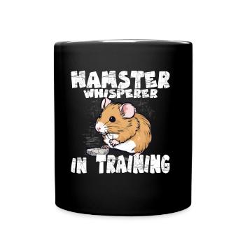 Hamster Whisperer in Training for Pet Owners - Full Colour Mug - black - Front