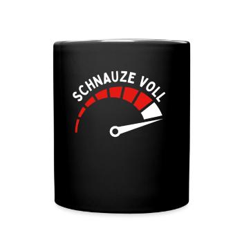 museau plein travail drôle dire sarcasme - Mug uni - noir - Devant