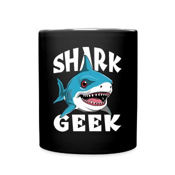 Shark Geek Pour Fan De Requins - Mug uni - noir - Devant