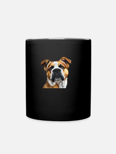 Dog - Full Colour Mug - black