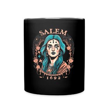 Salem 1692 - Tasse einfarbig - Schwarz - Vorne