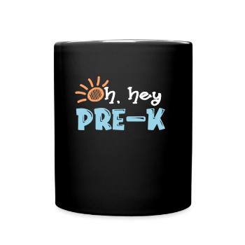 Preschool Teacher Funny Teacher Elementary School - Full Colour Mug - black - Front