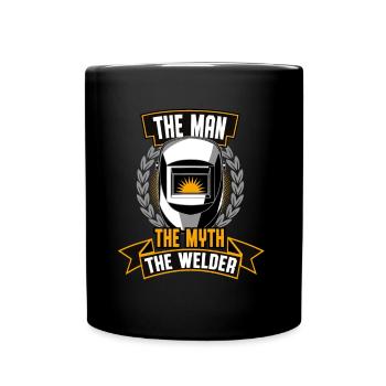 The Man The Myth Of The Welders Steelworkers - Full Colour Mug - black - Front