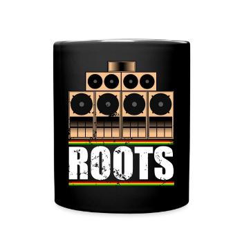 Roots Reggae - Full Colour Mug - black - Front