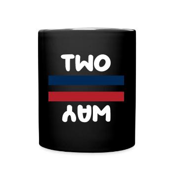 Two-Way - Full Colour Mug - black - Front
