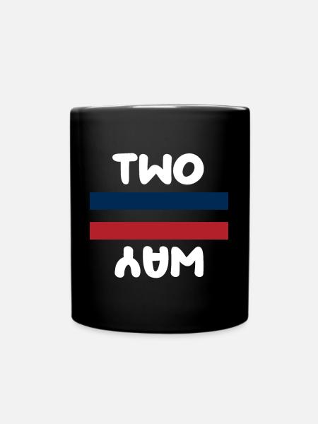 Two-Way - Full Colour Mug - black