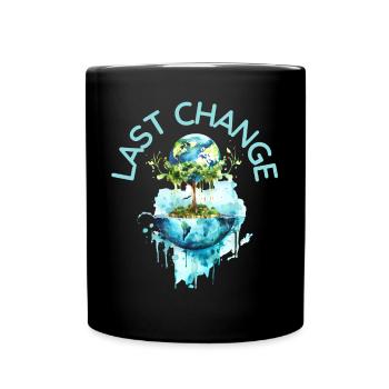 Dernière modification | Changement climatique, Terre, CO2 - Mug uni - noir - Devant