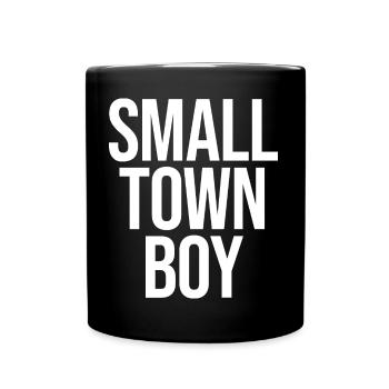 SMALLTOWN BOY small town - Full Colour Mug - black - Front