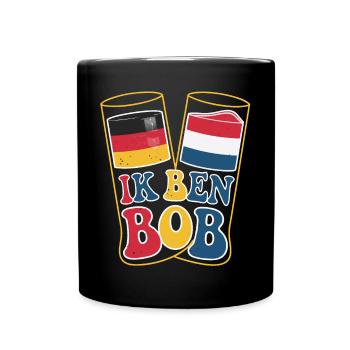 I am BOB with Dutch Flag - Full Colour Mug - black - Front
