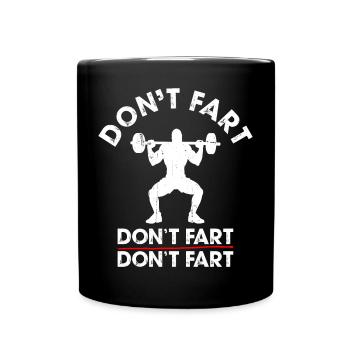 Don't Ffurz Weightlifting T-Shirt - Tasse einfarbig - Schwarz - Vorne