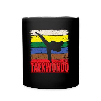 Taekwondo pour les amateurs d’arts martiaux Kick - Mug uni - noir - Devant