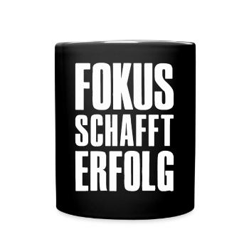 Success Saying for Founder Entrepreneur Startup - Full Colour Mug - black - Front