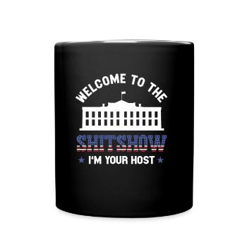 Bienvenue dans le spectacle de de la Maison Blanche États-Unis Ironie - Mug uni - noir - Devant
