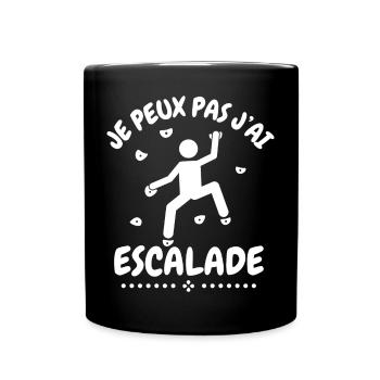 I can't I climbed - Full Colour Mug - black - Front
