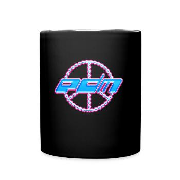 EDM 90s Aesthetic Retro Techno Trance Rave - Full Colour Mug - black - Front