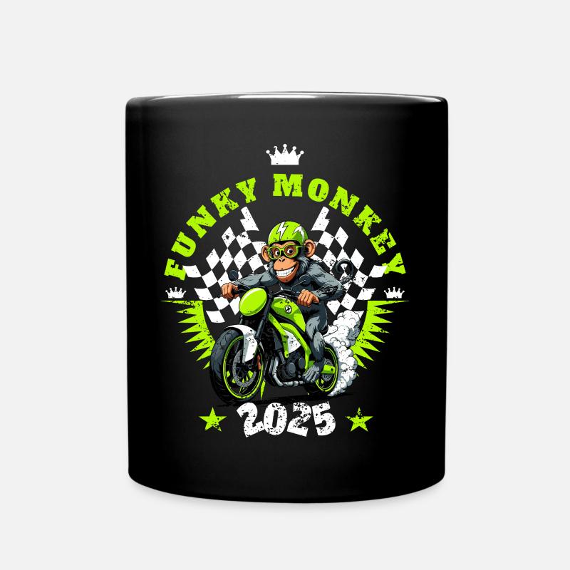 Drôle de singe - Mug uni - noir