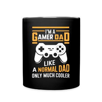 Gamer Dad Shirt, Funny Dad T-Shirt, Father's Day G - Mug uni - noir - Devant