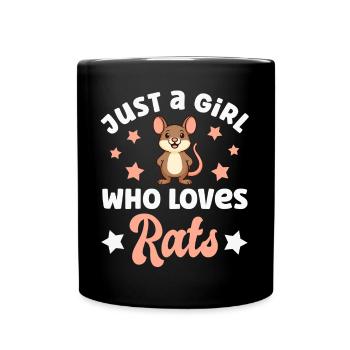 Rat - Full Colour Mug - black - Front