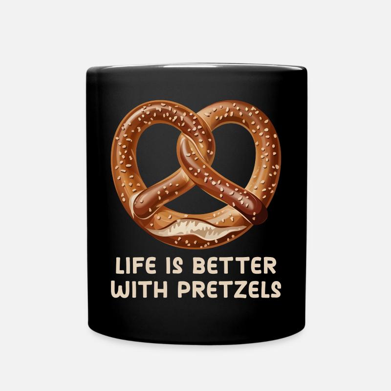 Bretzels Dire Bretzel Bretzel Bretzel Baker - Mug uni - noir