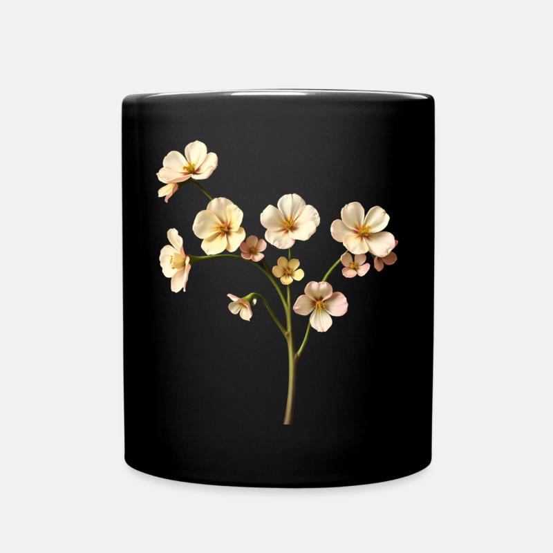 Fleurose - Mug uni - noir