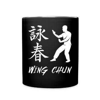 Wing Chun Fighter - Full Colour Mug - black - Front