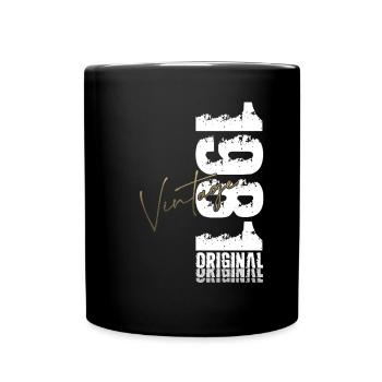 44th Birthday Original Vintage 1981 - Full Colour Mug - black - Front