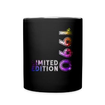 35. Geburtstag Geschenk Mann Original 1990 - Tasse einfarbig - Schwarz - Vorne