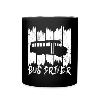 Bus Driver - Full Colour Mug - black - Front