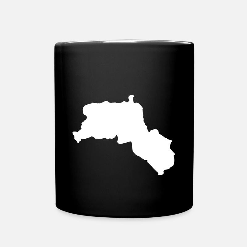 Kurdistan - Tasse einfarbig - Schwarz