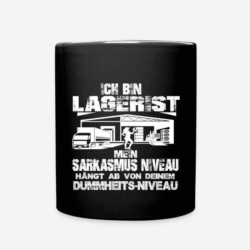 Lagerist NIVEAU - Tasse einfarbig - Schwarz