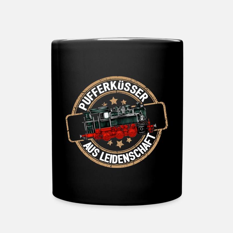 Modellbauer - Pufferküsse - Tasse einfarbig - Schwarz