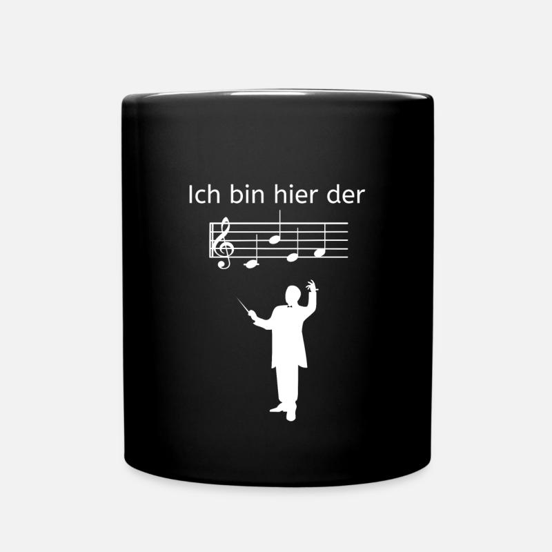 Ich bin hier der Chef - Tasse einfarbig - Schwarz