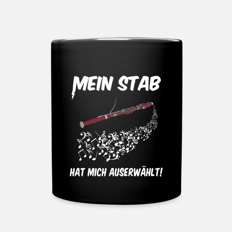 Fagott - auserwählt - Tasse einfarbig - Schwarz