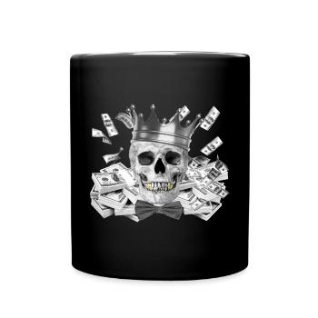 Tete de mort - Mug uni - noir - Devant
