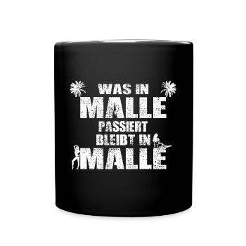 Malle Mallorca holidays - Full Colour Mug - black - Front