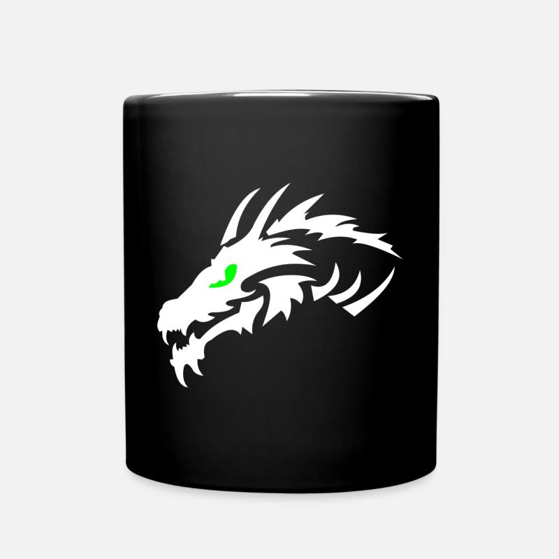 Drache - Tasse einfarbig - Schwarz