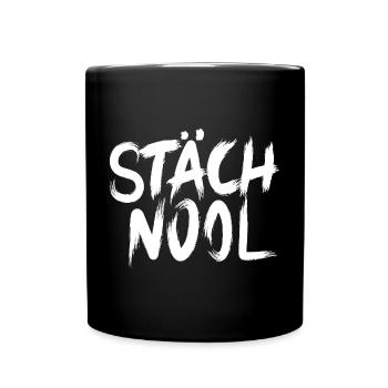 SCHTÄCHNOOL - Tasse einfarbig - Schwarz - Vorne