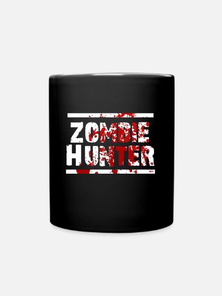 Zombie hunter - Full Colour Mug - black