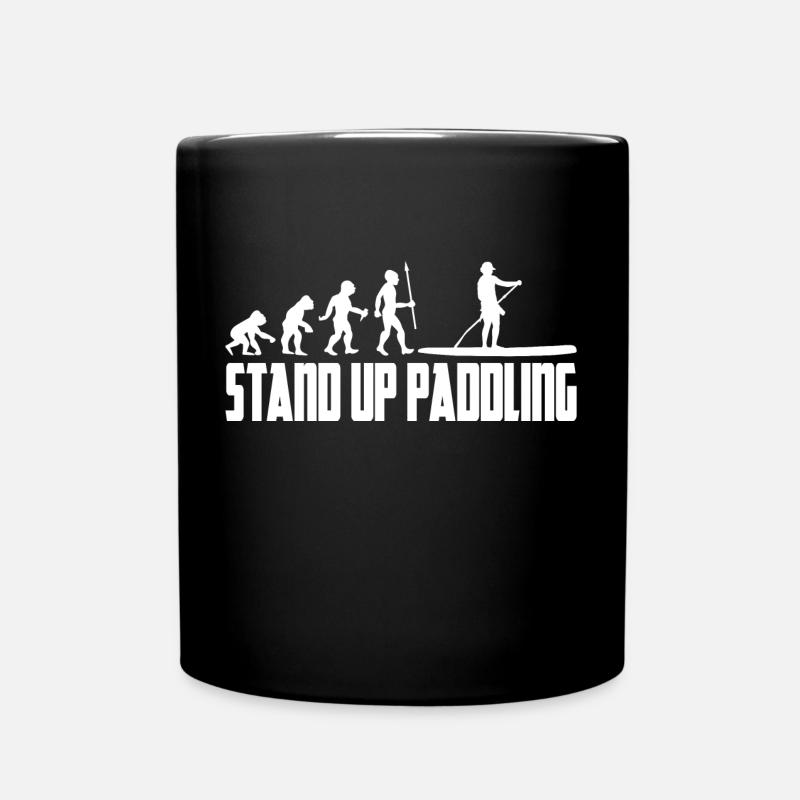 Stand Up Paddling Evolution Paddle Stand Up Paddle SUP - Full Colour Mug - black