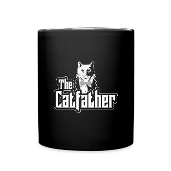 Chemise De Chats "Le Catfather" - Mug uni - noir - Devant