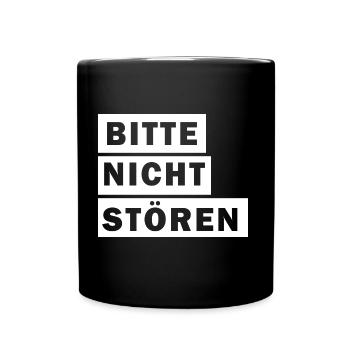 please do not disturb - Full Colour Mug - black - Front