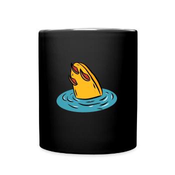 Surf - Tasse einfarbig - Schwarz - Vorne