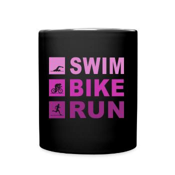 Triathlon - Mug uni - noir - Devant