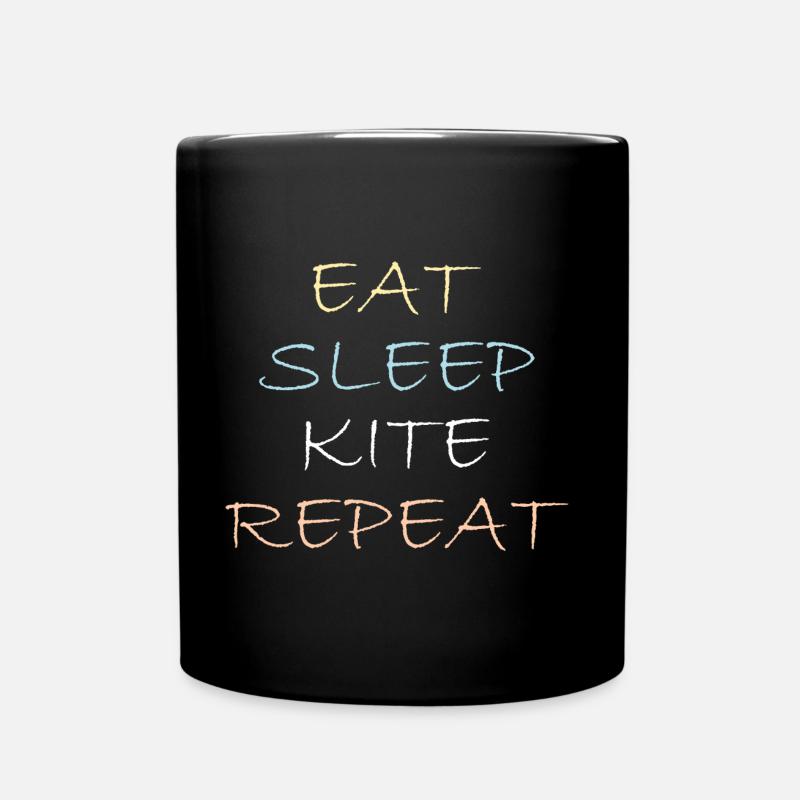 Kitesurfer - Tasse einfarbig - Schwarz