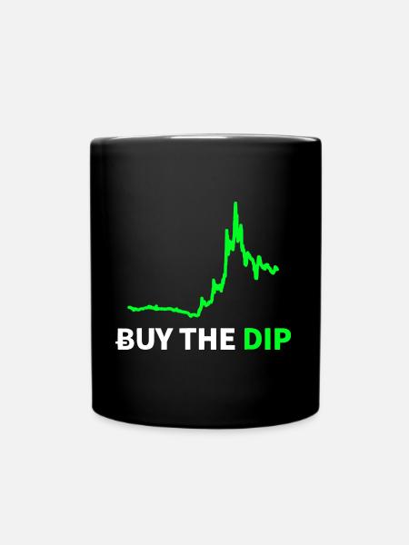 BUY THE DIP - Tasse einfarbig - Schwarz