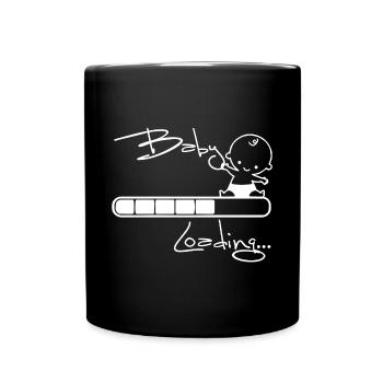 Baby Loading - Full Colour Mug - black - Front