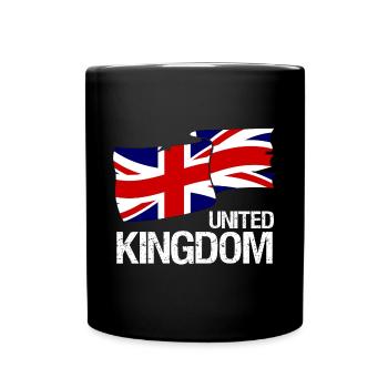 United Kingdom - Tasse einfarbig - Schwarz - Vorne