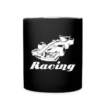Racing - Full Colour Mug - black - Front
